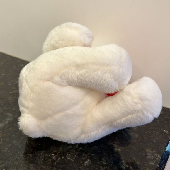 COCA COLA COKE Collec 7" Sitting WHITE POLAR BEAR PLUSH DOLL  Clean - Picture 6 of 7